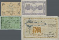 Russia: Album with 42 banknotes SIBERIA and FAR EAST comprising for example AMUR RAILROAD set with 1, 3 and 5 Rubles 1919 P.S1251-S1253 (F/F-), VLADIV...