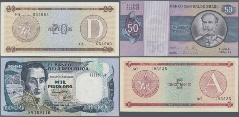 Alle Welt: America: Giant lot with about 500 banknotes from American countries, ...