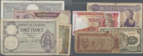 Alle Welt: Collection of almost 70 banknotes all over the world, mostly in good (G) condition. (70 pcs.)
 [taxed under margin system]