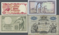Alle Welt: Lot with 77 banknotes from Indonesia, Argentina, Bulgaria, Yugoslavia, Poland, Nicaragua, Lebanon, Egypt, Japanese Government (Burma) and G...