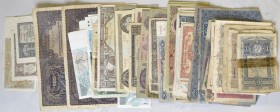Europa: Lot of ca. 130 banknotes from: Austria with K+K, followed by Hungary, Czechoslowakia, Poland, Yugoslavia and Russia. Mostly Fair condition, bu...
