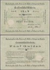 Deutschland - Altdeutsche Staaten: Stuttgart, Württembergischer Cassen-Verein von G. Müller und Genossen, 5 Gulden, 1.8.1870, PiRi A535, mit Entwertun...