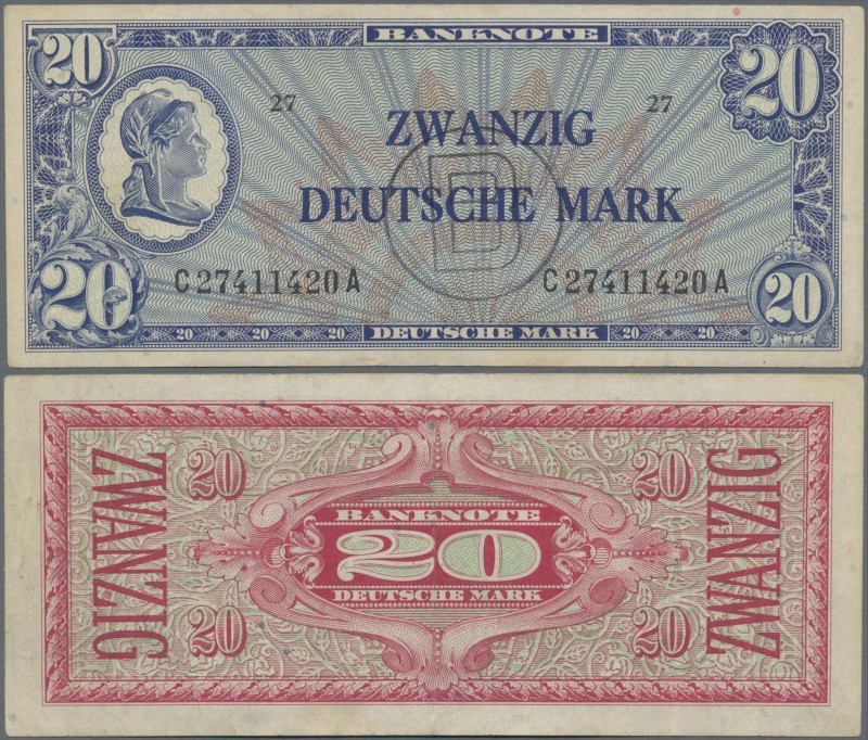 Deutschland - Bank Deutscher Länder + Bundesrepublik Deutschland: 20 DM 1948 ”Li...