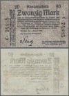 Deutschland - Kolonien: Deutsch-Südwestafrika, Kassenschein des Kaiserlichen Gouverneurs, sog. ”Seitz-Noten”, 20 Mark 1914, mit 5-stelliger KN, Ro.944...