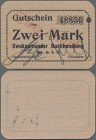Deutschland - Kolonien: Deutsch-Südwestafrika, Swakopmunder Buchhandlung, 2 Mark o.D. 1916-18, Ro.958c in kassenfrischer Erhaltung: UNC. Sehr selten! ...