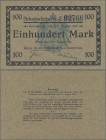 Deutschland - Kolonien: Kaiserliches Gouvernement von Kamerun 100 Mark 1914, Ro.964a in kassenfrischer Erhaltung: UNC. Sehr selten! ÷ German Cameroun ...