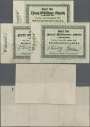 Deutschland - Reichsbahn: Cassel, RBD, 1 Million und 2x 2 Millionen Mark vom 10.8.1923, MGG 004.8a, 9a,b, leicht bis stärker gebraucht, Erhaltung: II ...