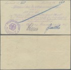 Deutschland - Reichsbahn: Pasewalk, Eisenbahn-Stationskasse 500.000 Mark vom 11.8.1923, Müller-Geiger-Grabowski 160.1, Erhaltung: II/II-. Selten!
 [t...