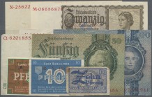 Deutschland - Deutsches Reich bis 1945: Lot Banknoten Deutsche Reichsbank (28), dabei Ro.173, 174, 175, 176, 178, 179 teils mehrfach, Reichskreditsche...