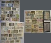 Deutschland - Deutsches Reich bis 1945: Riesenlot über 600 Banknoten ab ca. 1906 über Inflationsscheine bis zur Rentenmark. Davon über 500 Banknoten u...