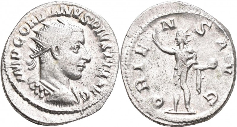 Gordianus III. (238 - 244): Antoninian, Rom. Büste mit Strahlenkrone, IMP GORDIA...
