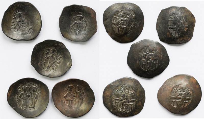 Byzanz: Lot 5 byzantische Bronzemünzen (Trachy), nicht näher bestimmt.
 [differ...
