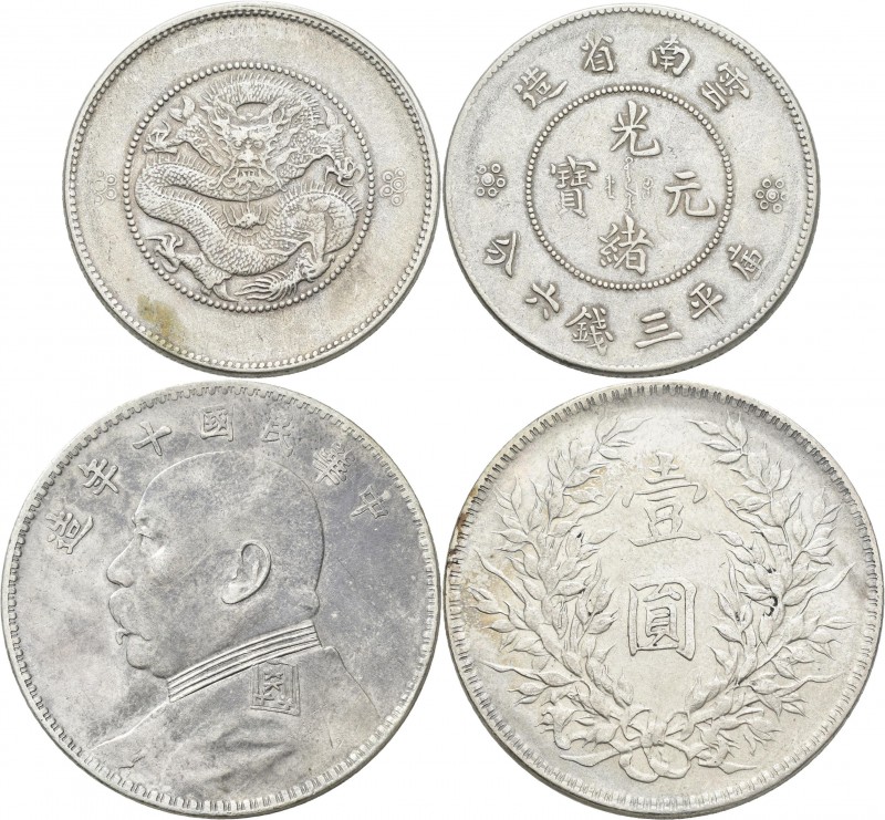 China: 1 Dollar (Yuan) Präsident Yuan Shih-kai, Year 10 (1921), KM# Y 329. 26,94...