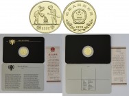 China - Volksrepublik: 450 Yuan 1979, Jahr des Kindes, Year of Child, KM# 9, Friedberg 5. 17,17 g, 900/1000 Gold, in original Kapsel und Karte der Ser...