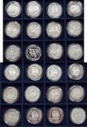 Tonga: Lot 12 Münzen zu 1 Pa'anga 1988 Olympische Spiele 1988 Seoul aus Sterlingsilber. Münzen teils angelaufen, in Kapseln (teilweise defekt), ab KM#...