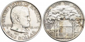 Vereinigte Staaten von Amerika: ½ Dollar 1922, Grant Memorial Point Pleasant (OH), KM# 151.1, Kratzer, sehr schön.
 [differenzbesteuert]