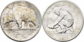 Vereinigte Staaten von Amerika: ½ Dollar 1925, California Diamond Jubilee, KM# 155, Kratzer, sehr schön.
 [differenzbesteuert]