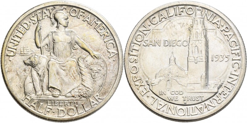 Vereinigte Staaten von Amerika: ½ Dollar 1935 S, San Diego-Pacific International...