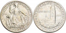 Vereinigte Staaten von Amerika: ½ Dollar 1935 S, San Diego-Pacific International Exposition, KM# 171, vorzüglich.
 [differenzbesteuert]