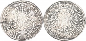 Altdeutschland und RDR bis 1800: Nürnberg: 1/2 Taler 1621, mit Titel Ferdinand II., 14,12 g, Slg. Erlanger 450, seltener Jahrgang, winziger Schrötling...