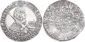 Altdeutschland und RDR bis 1800: Sachsen, Johann Georg II. 1656-1680: Taler 1660 (Reichstaler, Erbländischer Taler) CR - Dresden. Hüftbild mit Kurschw...