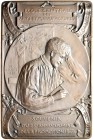 Medaillen alle Welt: Bronzeplakette 1894, von Vernier, der Ecole Centrale des Arts et Manufactures zum 25. Jahrestag der Promotion an der Lehranstalt,...