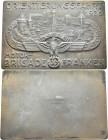 Medaillen Deutschland: Drittes Reich: Bronzeplakette ”NSKK Orientierungsfahrt 1936, Rundum Nürnberg, Motorbrigade Franken”, von C. Balmberger/Nürnberg...