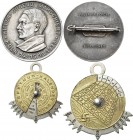 Medaillen Deutschland: Drittes Reich: Versilberte Medaille 1933, ”Hitler-Jugend-Marschiert - Köln 14-15.10.1933”, Hersteller Paulmann & Crone Lüdensch...