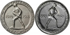Medaillen Deutschland: Erster Weltkrieg: Gußeisen - Auszeichnungsmedaille des 26. Reserve Korps. ”Für Tapferkeit General Kom. XXVI Res. K.”, 83 mm, 56...