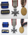 Orden & Ehrenzeichen: Preußen: Partie mit dem ”Verdienstkreuz für Kriegshilfe” (Nimmergut Nr. 1966) und einem ”Kyffhäuserbund”-Orden. Zusätzlich sind ...