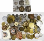 Alle Welt: Interessantes Lot 7 diverse Münzen / Medaillen, dabei 1/6 Taler 1862 B Georg V. von Braunschweig-Calenberg-Hanover (AKS 145), Taler 1794 H ...