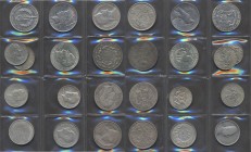 Alle Welt: Kleines Lot 13 Silbermünzen aus aller Welt.
 [differenzbesteuert]