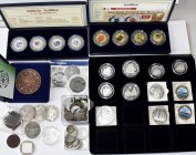 Alle Welt: Kleine Sammlung diverse Münzen aus aller Welt, überwiegend ABO-Bezug. Dabei auch ein bisschen Silber.
 [differenzbesteuert]