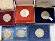 Irak: Lot 6 Münzen, dabei: 250 Fils 1971 Frieden mit den Kurden (KM# 131), 250 Fils 1979 Jahr des Kindes (KM# 144), 500 Fils 1971 50 Jahre Armee (KM# ...