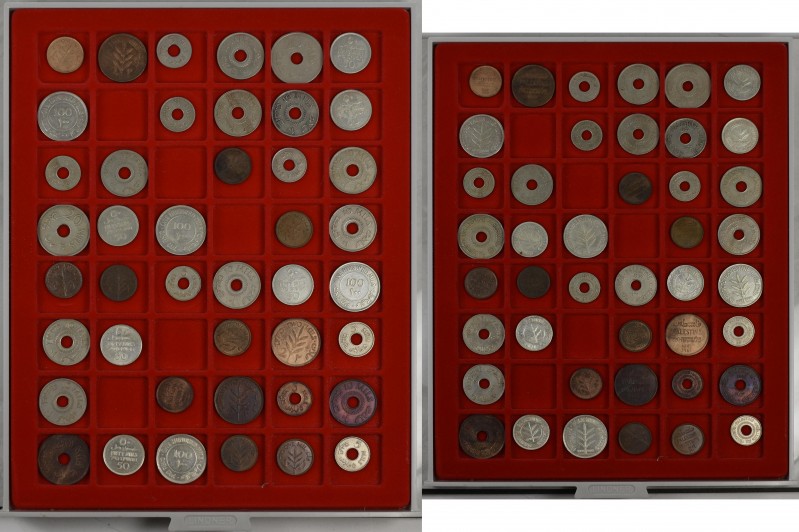 Palästina: Lot 43 Münzen von 1 Mil bis 100 Mils aus Palestina 1927-1946. Sauber ...