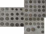 Europa: Litauen / Lettland: hübsches Konvolut an 55 Münzen aus Lettland und Litauen der 30er/40er Jahre. Dabei 1 Litas, 2 Litu, 5 Litai sowie 2 und 5 ...