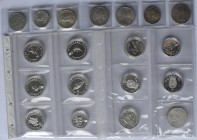 Europa: Norwegen / Schweden: Moderne Großsilbermünzen, z.B. Olympiade Lillehammer 1994 (7x PP), 300 Kronor aus Schweden zur Hochzeit Victoria und Dani...