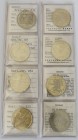 Schweiz: Lot 8 x 5 CHF Gedenkmünzen 1936-1979.
 [differenzbesteuert]
