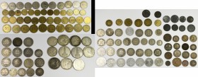 Deutschland: Kleines Lot diverser Münzen, dabei Kleinmünzen Kaiserreich bis 1 Mark, 2er und 5er Hindenburg (3. Reich) und Tüte mit Münzen aus dem Saar...