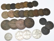 Sachsen: Lot 28 diverse Kleinmünzen Pfennige/Groschen, überwiegend um 1860.
 [differenzbesteuert]