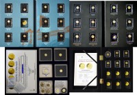 Medaillen Deutschland: Sammlung Goldmedaillen aus verschiedenen Legierungen zu folgenden Anlässen: 500 Jahre Reformation, 11 Stück, je ca. 0,58 g aus ...