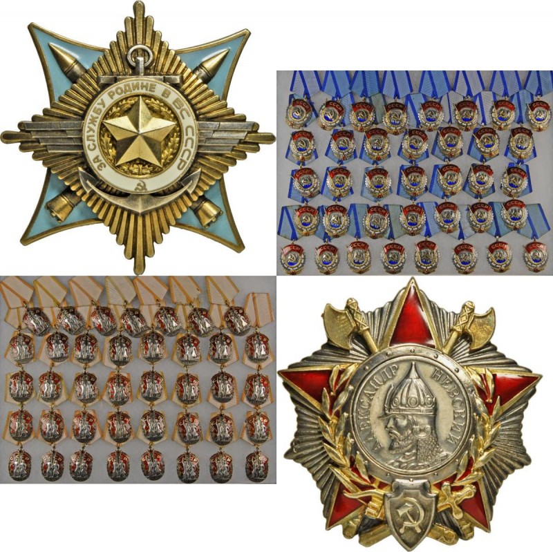 Orden & Ehrenzeichen: Russland - Besonderheiten - Russland - Sammlung Sowjetisch...