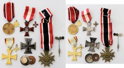 Orden & Ehrenzeichen: Kleines Lot diverse Orden, dabei: Preußen: Medaille 3. Klasse (Br., 1898-1921) an Band für Verdienste um das Rote Kreuz (OEK 187...