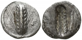 Lucania. Metapontion 540-510 BC. 1/3 Nomos AR