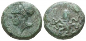 Sicily. Adranon circa 344-336 BC. Bronze Æ