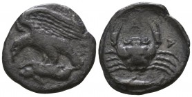 Sicily. Akragas circa 410 BC. Hemidrachm AR