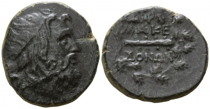 Macedon. Time of Philip V - Perseus 187-167 BC.
Bronze Æ

23mm., 9,23g.

He...