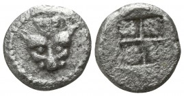 Macedon. Akanthos 500-470 BC. Obol AR