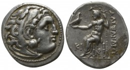 Kings of Macedon. Lampsakos. Antigonos I Monophthalmos 320-301 BC. In the name and types of Alexander III.. Drachm AR