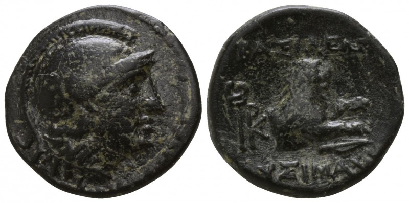 Kings of Thrace. Lysimacheia. Lysimachos 305-281 BC.
Bronze Æ

14mm., 2,37g....